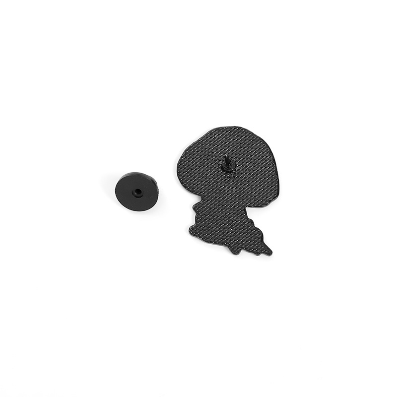 Ghim Cài Áo Tráng Men Hình Nấm/Ếch Hoạt Hình Vui Nhộn Đáng Yêu