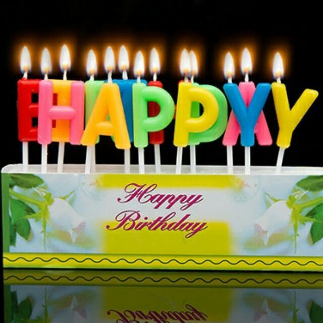 Nến sinh nhật happy birthday