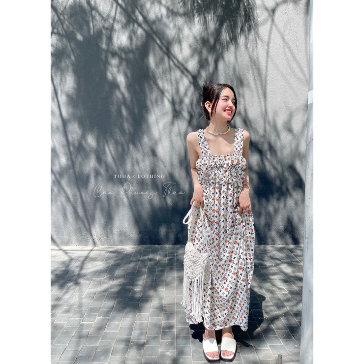 Đầm Maxi Bèo Cao Cấp