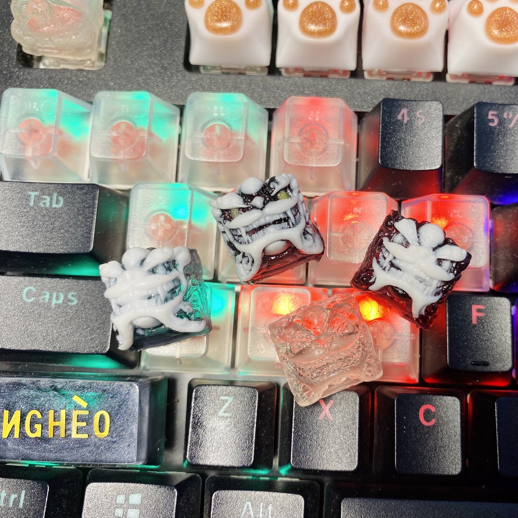 Keycap Artisan ShiShi Clone trang trí bàn phím cơ Lionvn