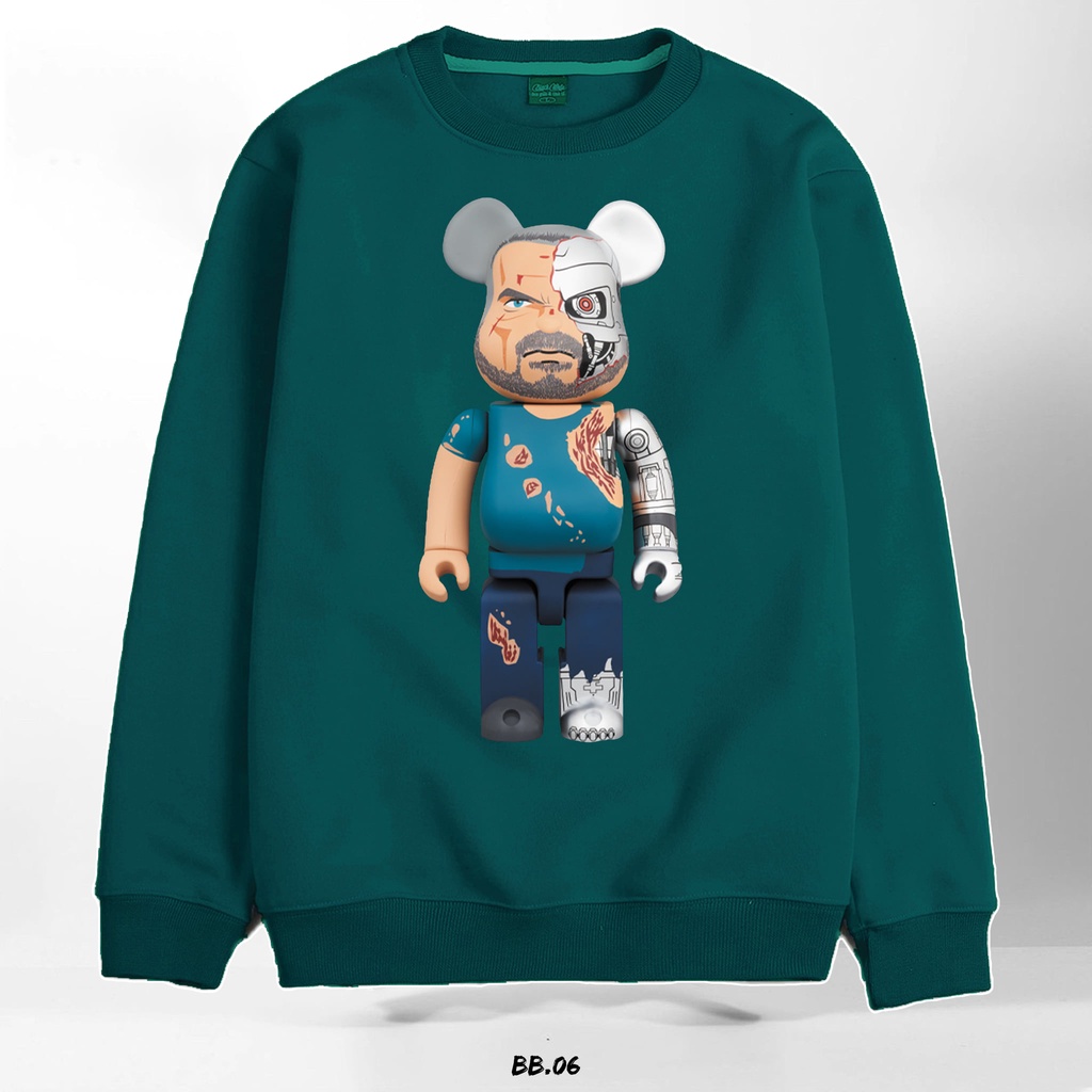 sweater màu xanh lý hình gấu BB.06