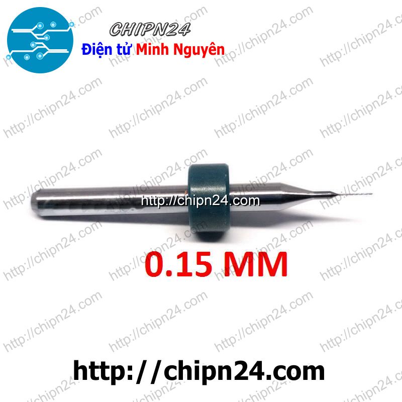 [2 CÂY] Mũi khoan mạch in CNC 0.15mm
