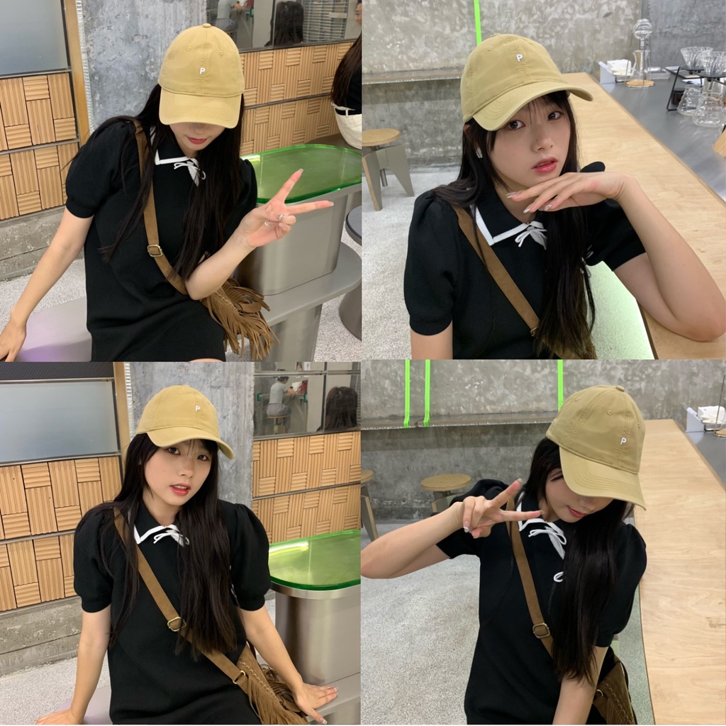 Grandma Chen / Mũ Bóng Chày Tròn Khoét Sâu Phiên Bản Hàn Quốc Dễ Phối Đồ Hợp Xu Hướng Cho Nữ