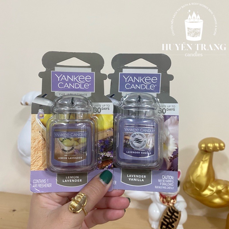 Sáp thơm treo xe hơi oto hãng Yankee Candle USA mùi hương mới