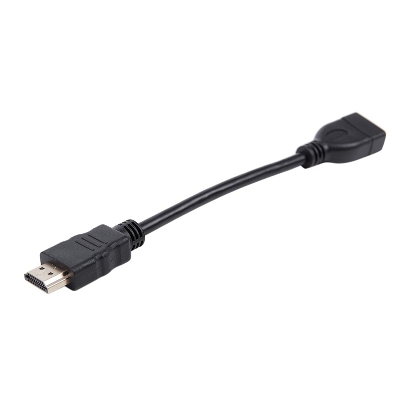 Hdmi-compatible Male To Female Extender Cable Short And Convenient For Google Chrome Cast, Fire Tv Stick, Roku Stick Connection To Tv