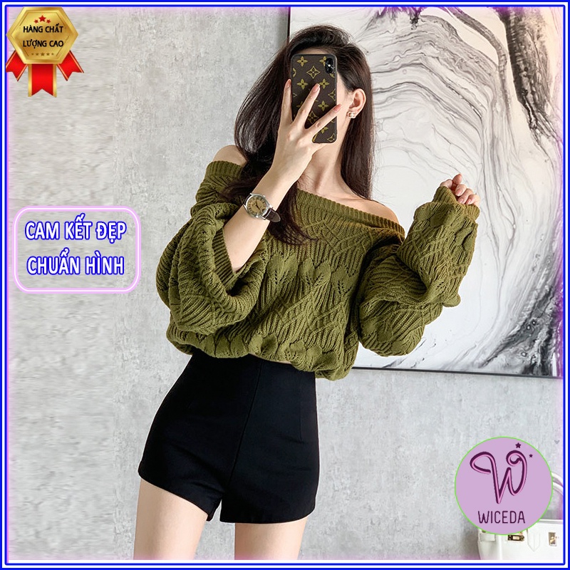 Quần short nữ ôm dáng cạp cao đẹp , quần sooc đùi lưng cao xinh dễ phối đồ chất đẹp màu đen Wiceda QS481