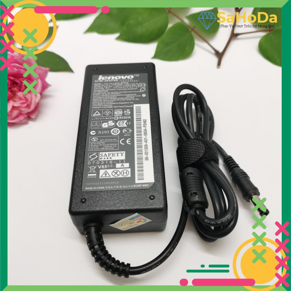 Sạc Laptop LENOVO 19V 3.42A Chân Thường, adapter laptop lenovo