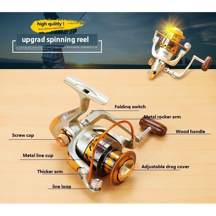 Máy Câu Cá Stly EF1000-7000 Chuyên Nghiệp