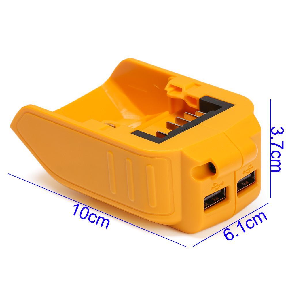 MAG Bộ Sạc Pin Li-ion Cổng USB Kép Cho Dewalt DCB090