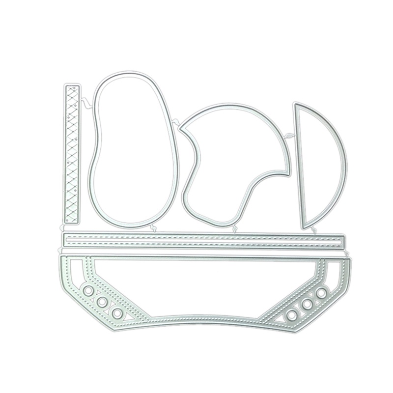 Khuôn Mẫu Cắt Thẻ Trang Trí Hình Đôi Giày