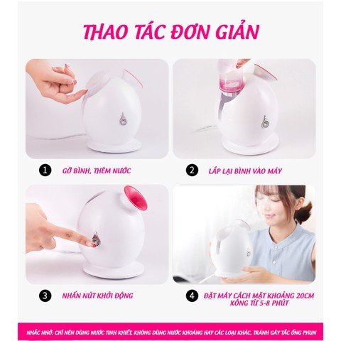 Máy Xông Hơi Mặt K.Skin Facial Steamer Green KD232 &amp; KD233