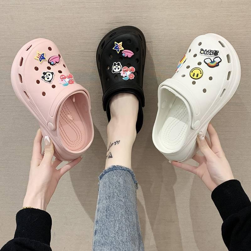 Giày Cao Gót 6cm sd2179 Mũi To Nhiều Màu Sắc