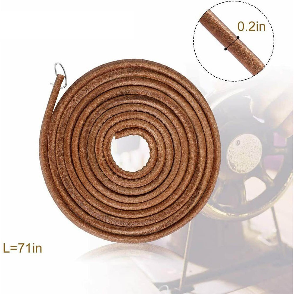 Dây đai da bò có móc cho bàn đạp máy may chiều dài 183 cm chuyên dụng khi may quần áo