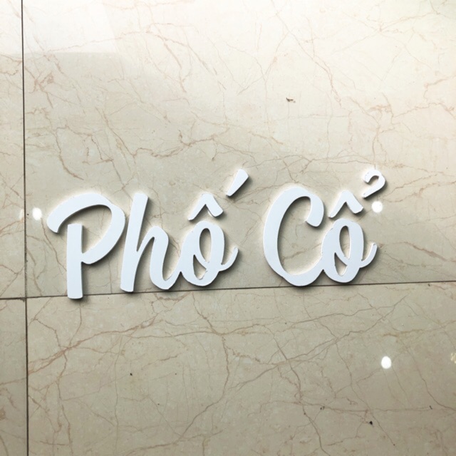 Chữ trang trí fomex