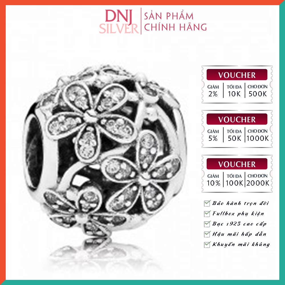 Charm bạc 925 cao cấp, bộ tổng hợp các mẫu charm bạc DNJ để mix vòng charm - Bộ sản phẩm từ DN193 đến DN208