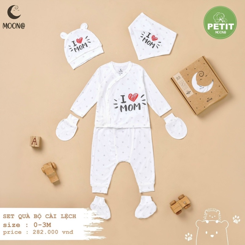 Set quà bộ cài lệch Moon