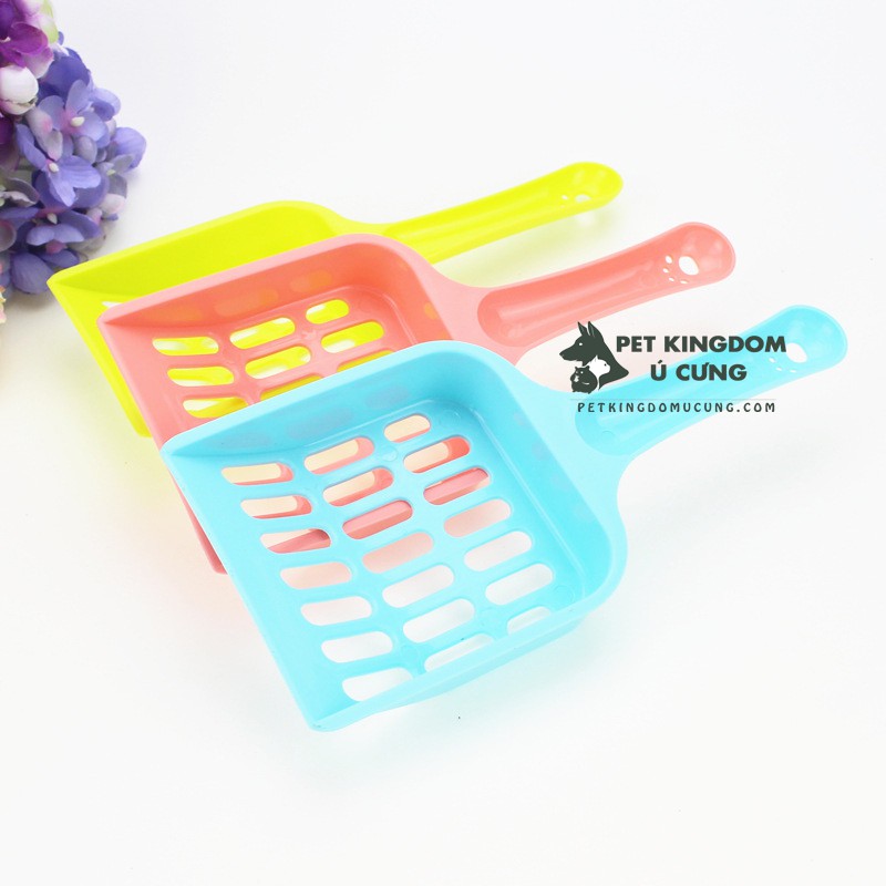 Xẻng nhựa hót phân mèo