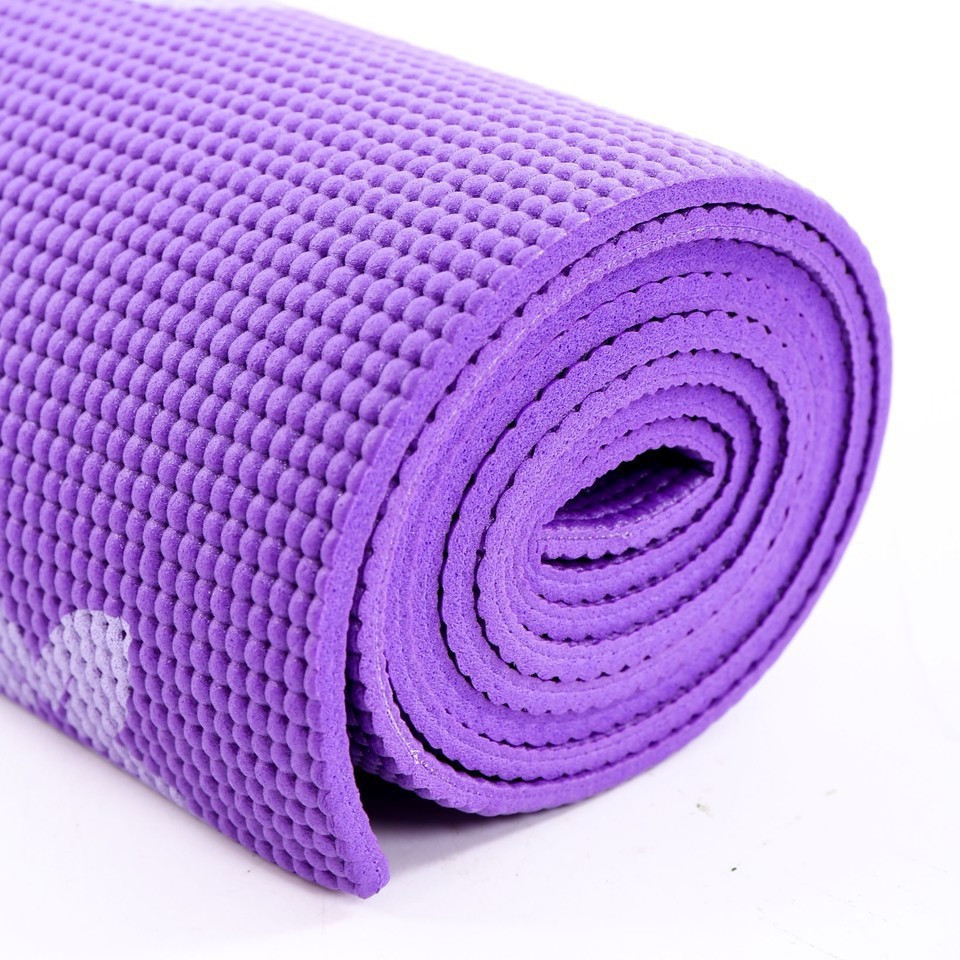 Xả hết lô Thảm tập yoga họa tiết có túi đựng (60cm x 170cm)( loại chất liệu cao su đàn hồi tốt ko phải loại xốp nhẹ)