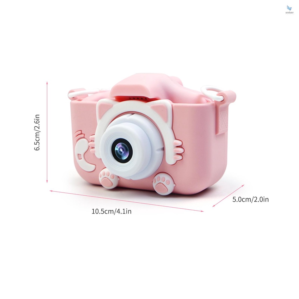 Camera kỹ thuật số 20MP 1080P HD dễ thương có thể sạc lại màn hình 1.9 Inch 32GB hỗ trợ thẻ nhớ cho bé 3-10
 | BigBuy360 - bigbuy360.vn