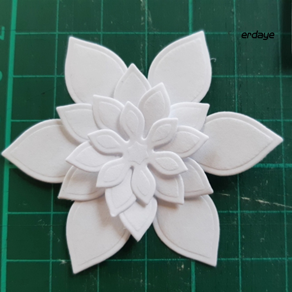 Khuôn cắt giấy làm từ thép carbon tạo hình bông hoa dùng để trang trí sổ lưu niệm