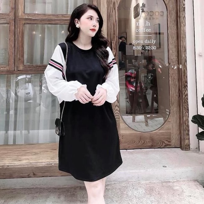 [Hàng cao cấp] Váy bầu đầm bầu chất Lụa Hàn mềm mạithiết kế sang chảnh mặc đi làm đi chơi đều được