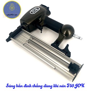 Súng bắn đinh thẳng dùng hơi khí nén F50 JOK - Tặng kèm hộp nhựa tiện lợi -  Bảo hành 12 tháng