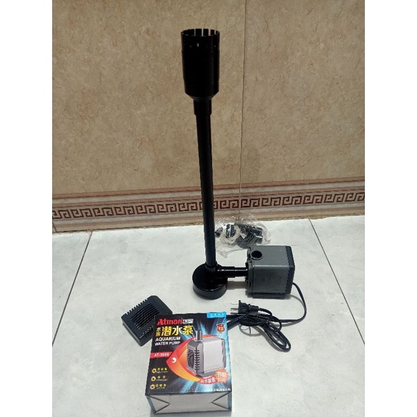 Combo hút mặt hút đáy + bơm cho bể cá, hồ cá cảnh.bom atman 305_306_105_106_107 ferha pd 5200_6200_7200_8200