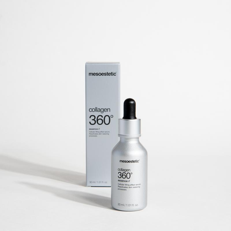 Serum Mesoestetic Collagen 360 Essence giúp tái tạo da, tăng sinh collagen