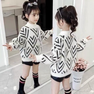 áo len lông thỏ trẻ em