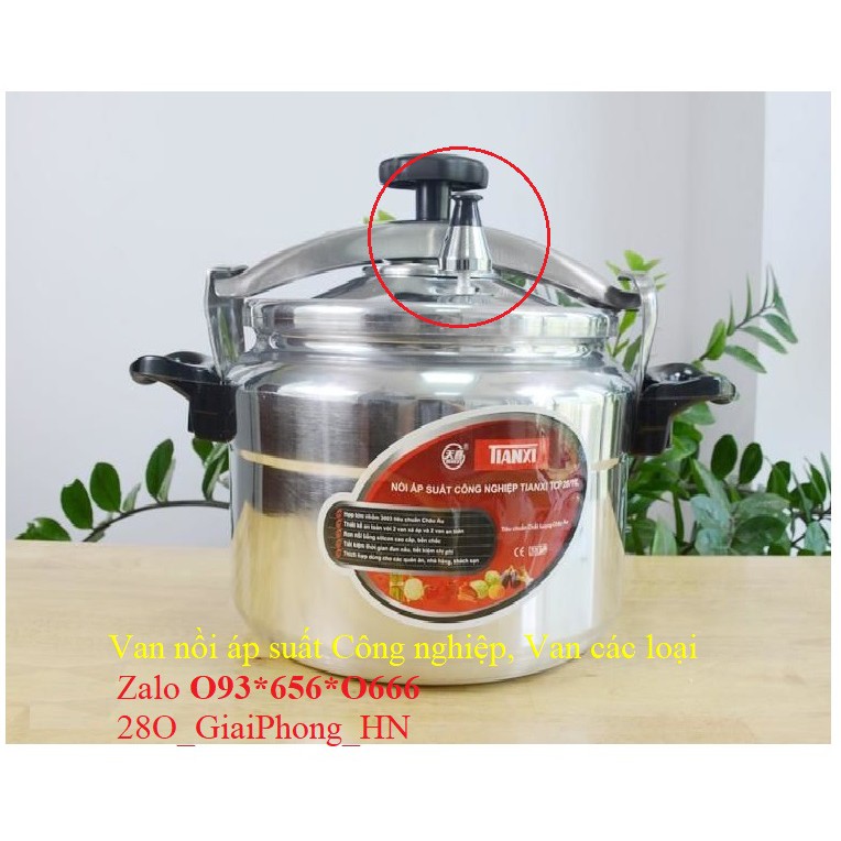 Van nồi áp suất to - Van xả nồi áp suất công nghiệp Tianxi 15L 20L 40L