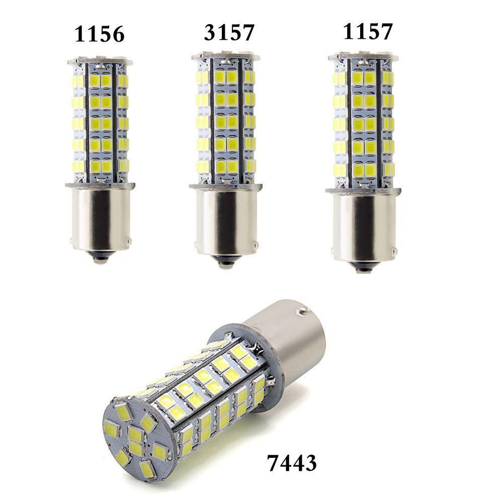Bộ 2 Đèn LED Tín Hiệu Cho Xe Hơi 1156 1157 3157 7443
