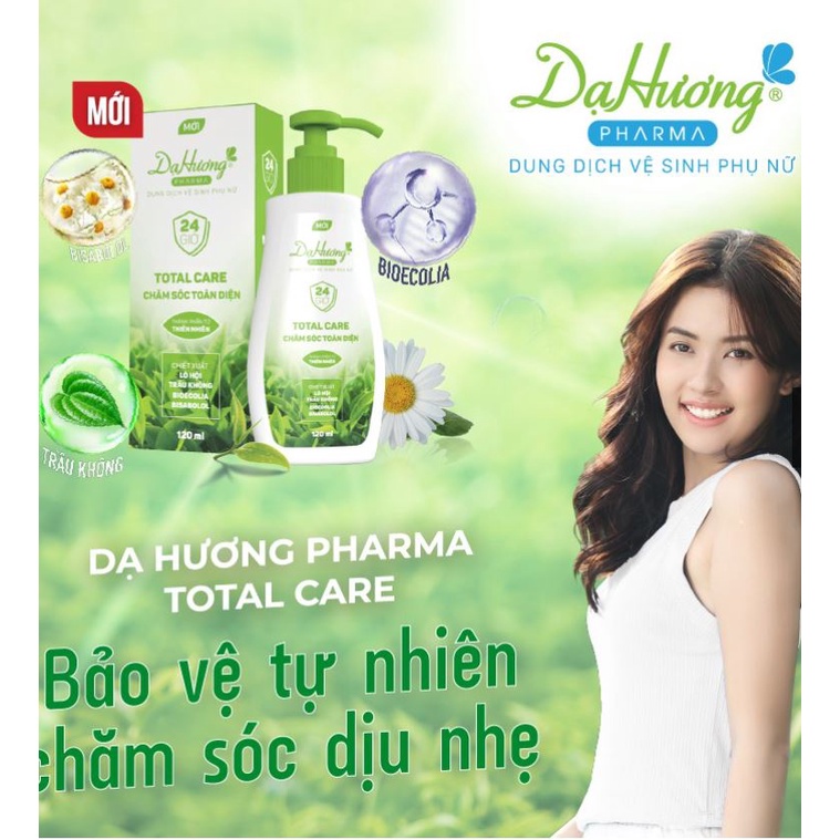 Dung dịch vệ sinh phụ nữ dạ hương Pharma total care -chăm sóc toàn diện