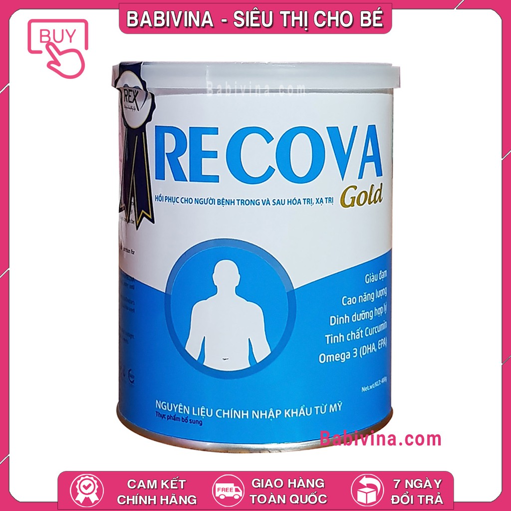 [CHÍNH HÃNG] Sữa Bột RECOVA Gold 400g (RECOVA 400G) | Người Bệnh Ung Thư | Date Mới Nhất, Giá Tốt Nhất