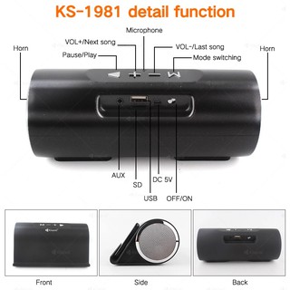 Loa Bluetooth Kisonli KS-1981