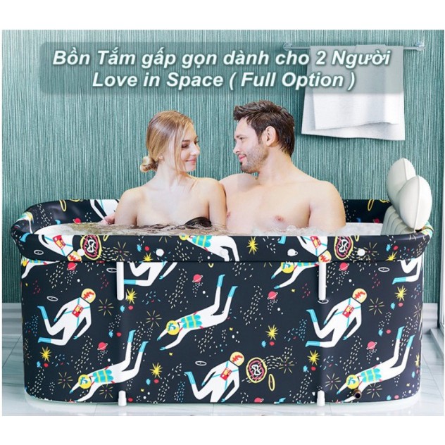 Bồn Tắm 2 Người xếp gọn Love in Space