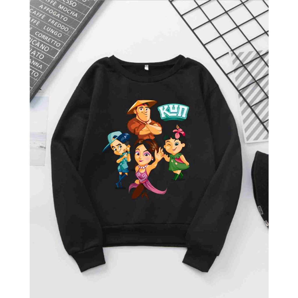 [SĨ] Áo sweater SỮA KUN cho bé trai bé gái chất loại 1