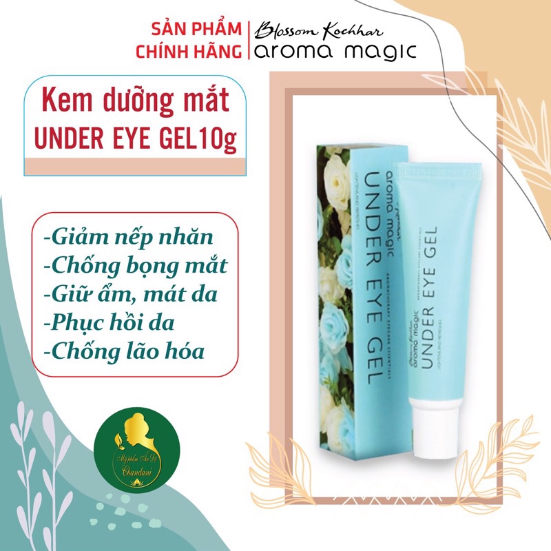 Kem dưỡng mắt giảm thâm, xóa bọng mắt Aromamagic - Aroma magic Under Eye 20g