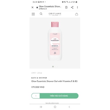 sữa tắm sáng da 43919
