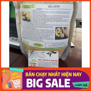 Bột Gừng ( củ gừng )1kg - Hàng Chọn Lọc 100% Nguyên Chất