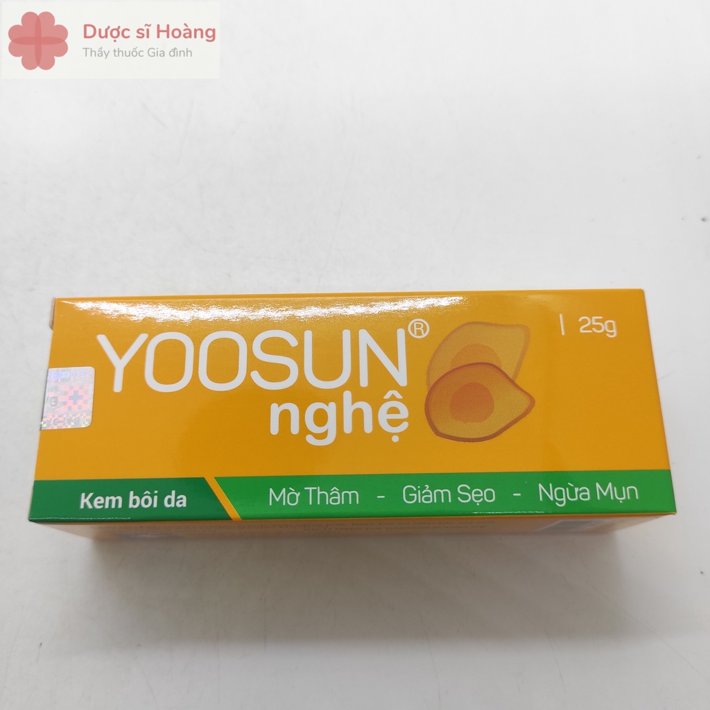 Kem Ngừa Mụn, Ngừa Thâm Yoosun Nghệ 25g , Rau Má 25g &50g