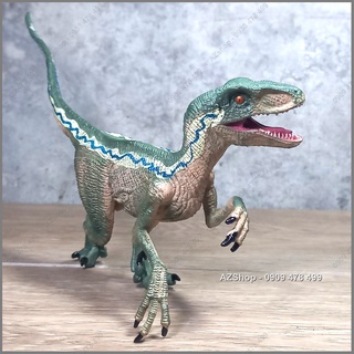 Mô Hình Khủng Long Veloci Raptor Blue Dáng Chạy - Dài 21cm