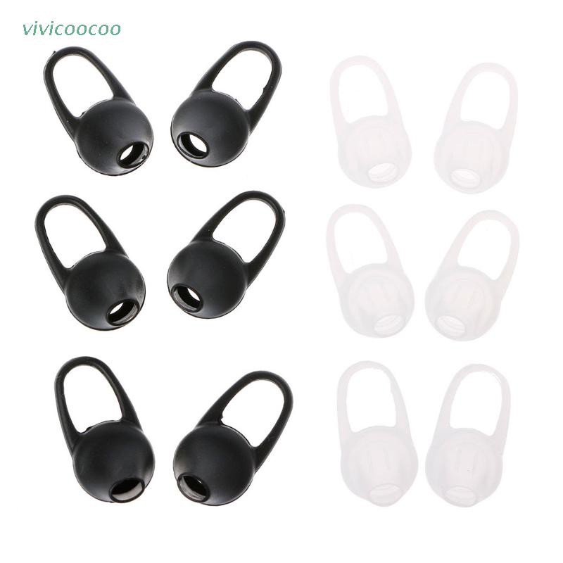 (Hàng Mới Về) Bộ 6 Nút Tai Nghe Bluetooth Bằng Silicone