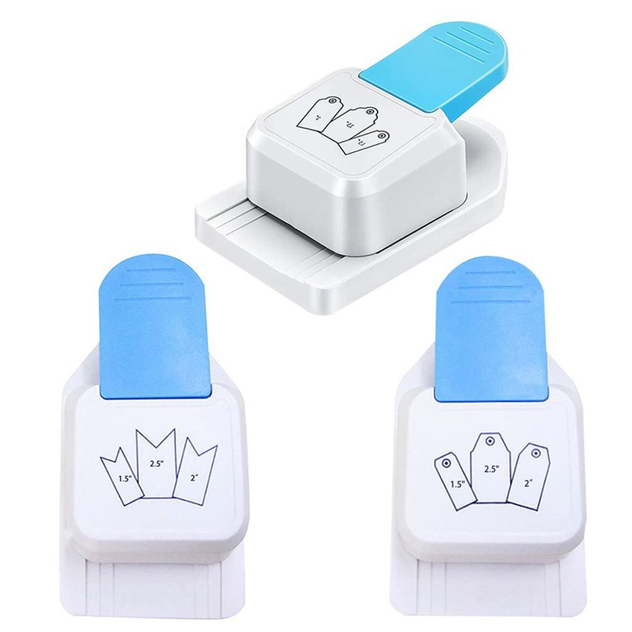 Máy đục lỗ tự làm Máy cắt giấy ba trong một Máy đục lỗ đánh dấu