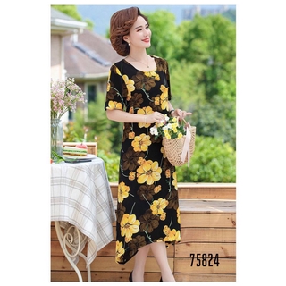 ĐẦM SUÔNG LỤA HOA 3D CAO CẤP SIZE TỪ 39-71
