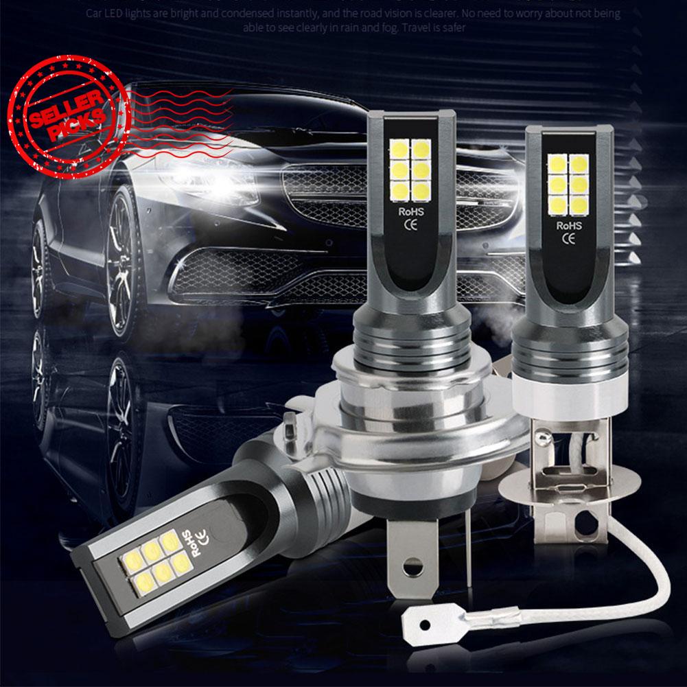 Đèn Pha Chống Sương Mù 3030-12LED DC12V-24V 24W H7H4 T2T1 Cho Xe Hơi