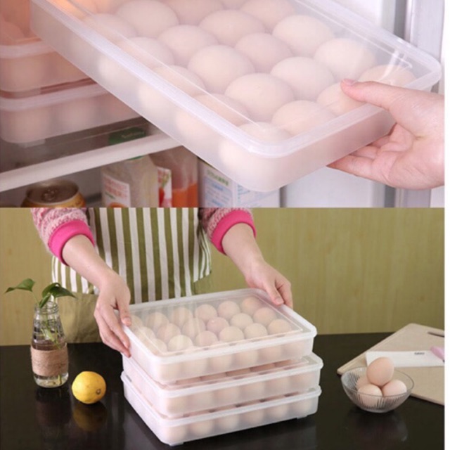 Khay Đựng Trứng EGGS STOREa 24 Ô Siêu To Chất Liệu Nhựa Cao Cấp