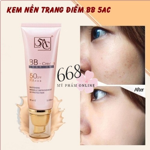 Kem nền BB cream 5ac Hàn Quốc che phủ khuyết điềm trang điểm hoàn hảo | BigBuy360 - bigbuy360.vn