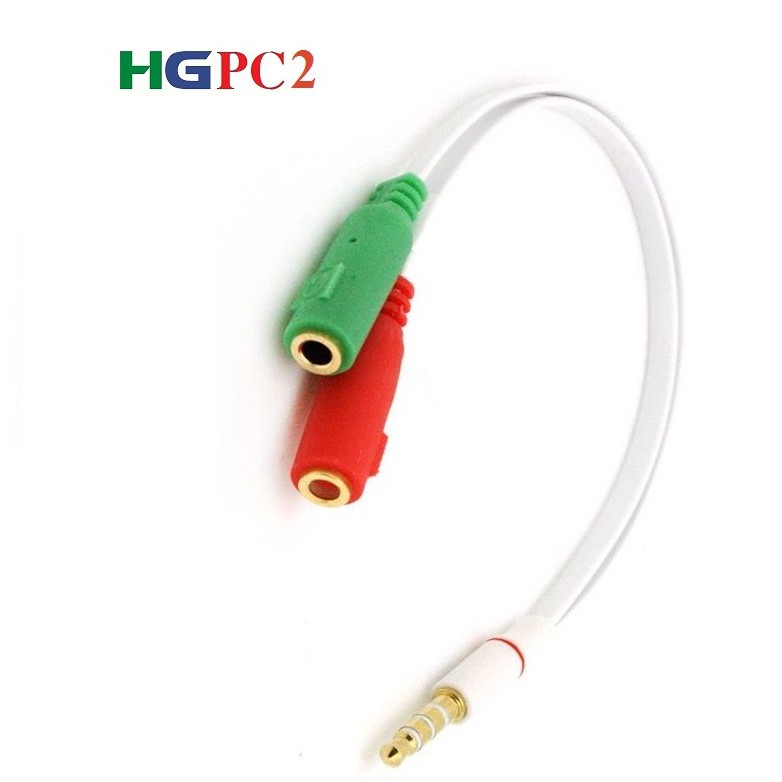 Jack gộp audio và mic 3.5 | Jack gộp tai nghe 3.5 (2đầu cái)