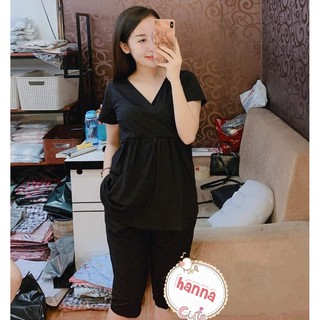 Bộ đồ bầu kết hợp sau sinh