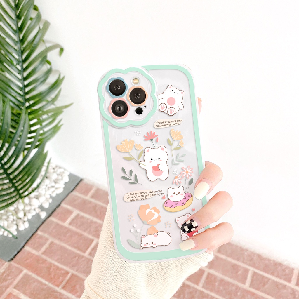 Ốp lưng iphone camera hoa donut bear 6/6plus/6s/6splus/7/7plus/8/8plus/x/xs/11/12/13/14/pro/max/promax/plus/shin/case